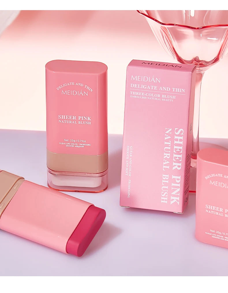 Natural Blendable Cream Blusher Stick - 21