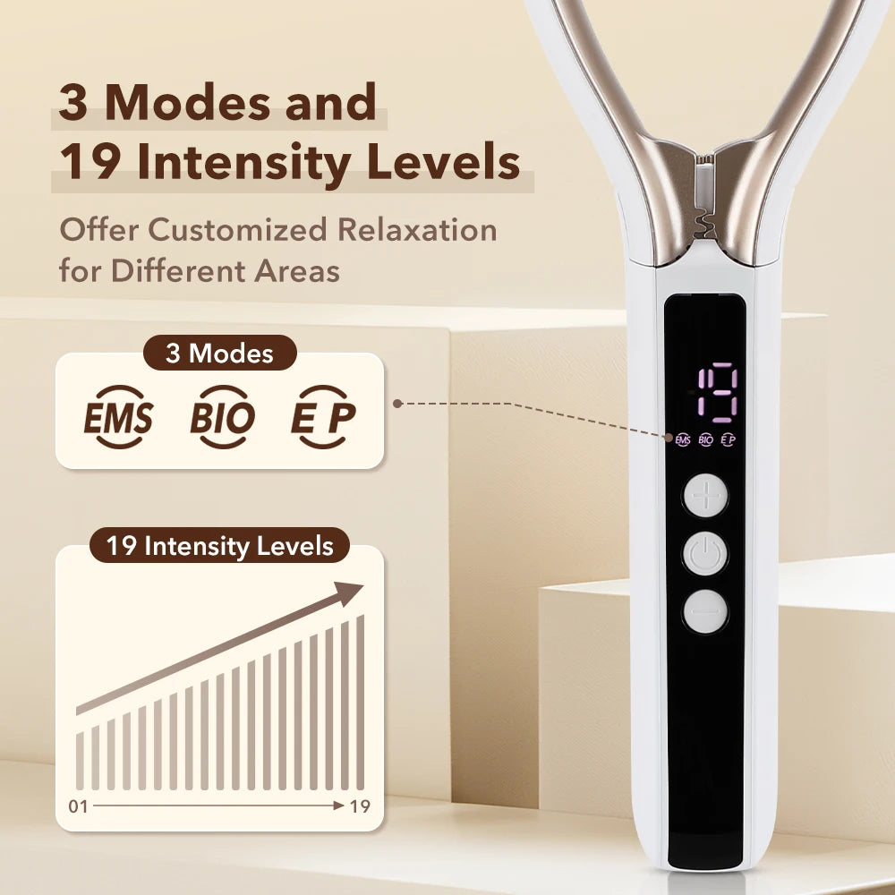 Micro-Current V-Shape Face Lifting and Contouring Massager - 10