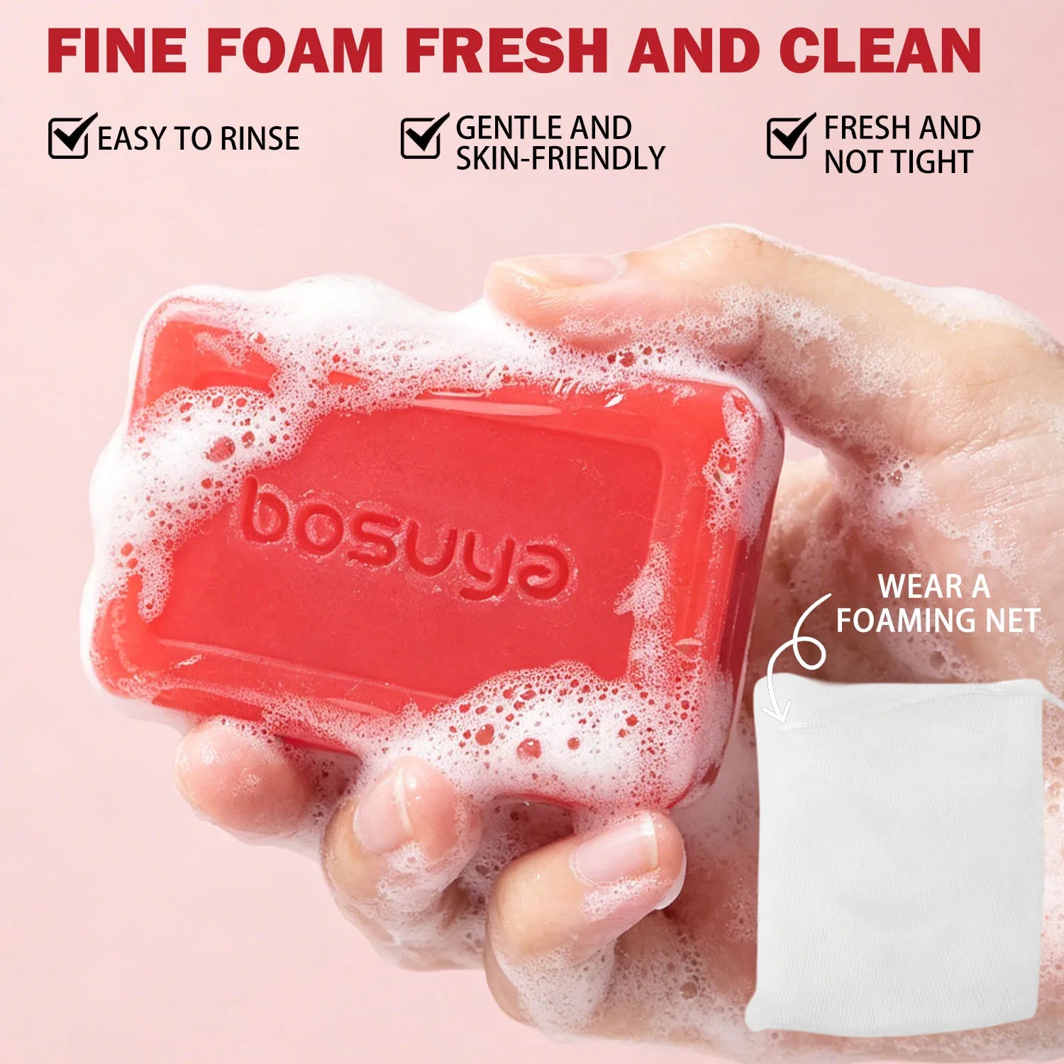 Hydrating Rose Essence Bar Soap for Gentle Skin Cleansing - 11