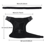 Cordless Heated Shoulder Massage Brace with App Control