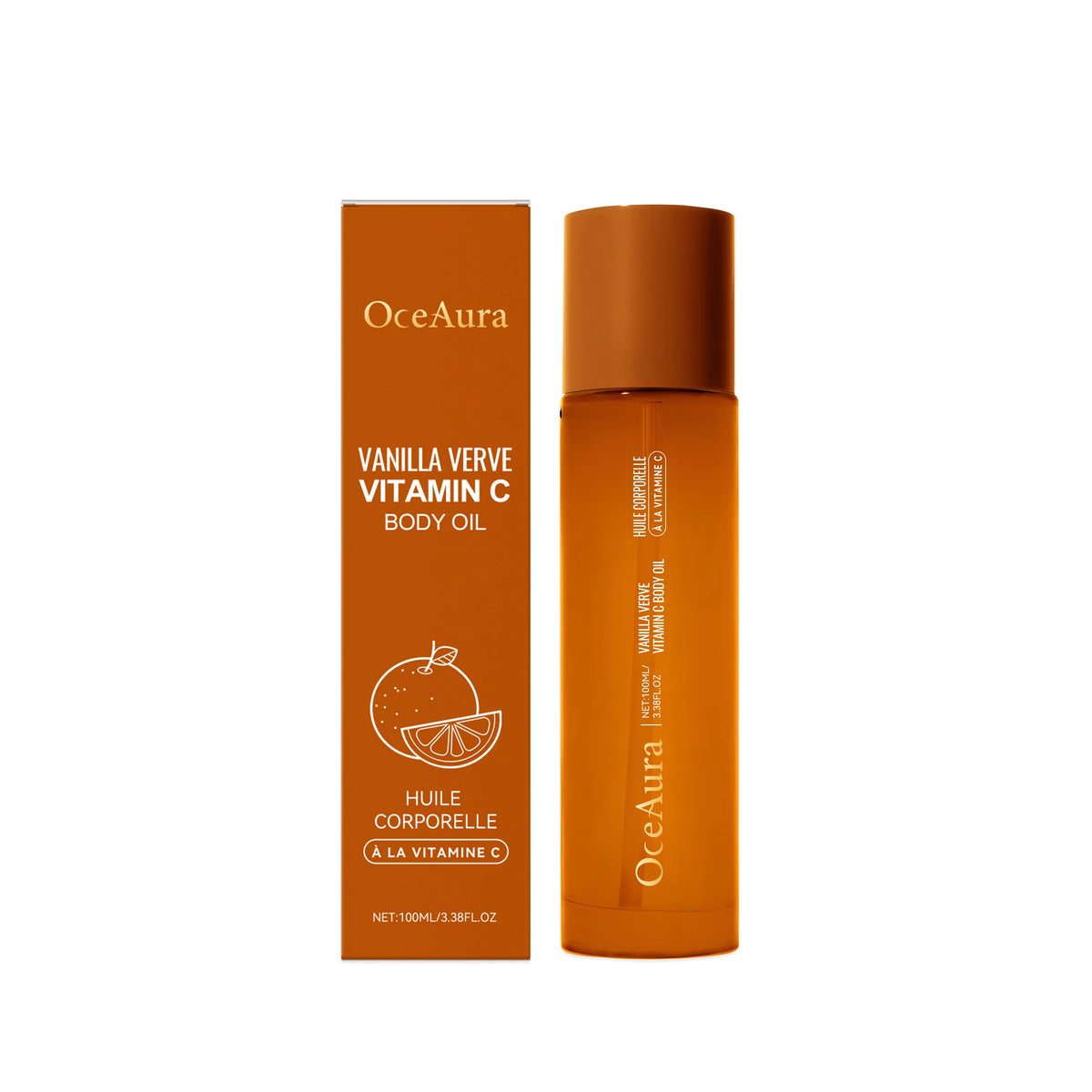 Vitamin C Brightening Body Oil for Glowing Hydrated Skin