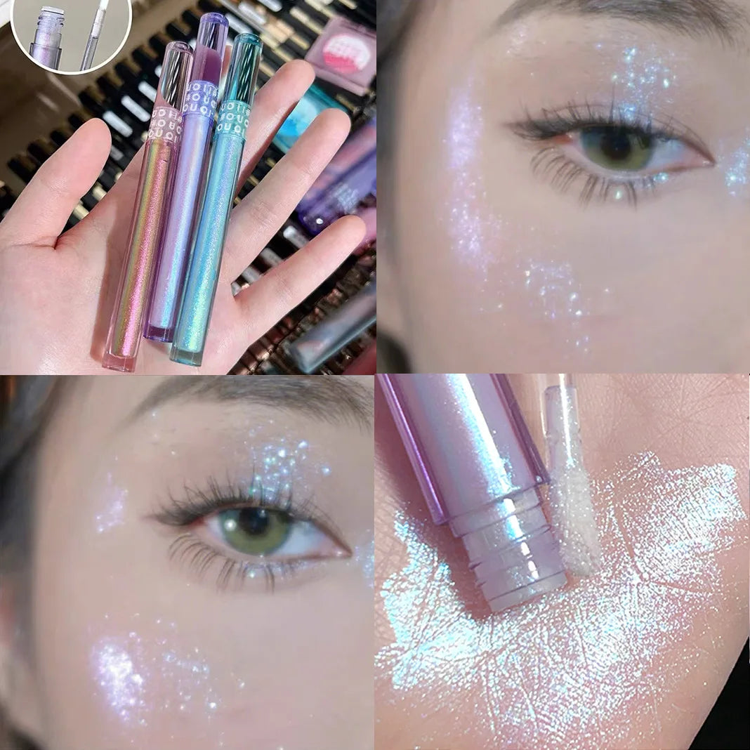 3-Piece Chameleon Glitter Eyeshadow Set - 13