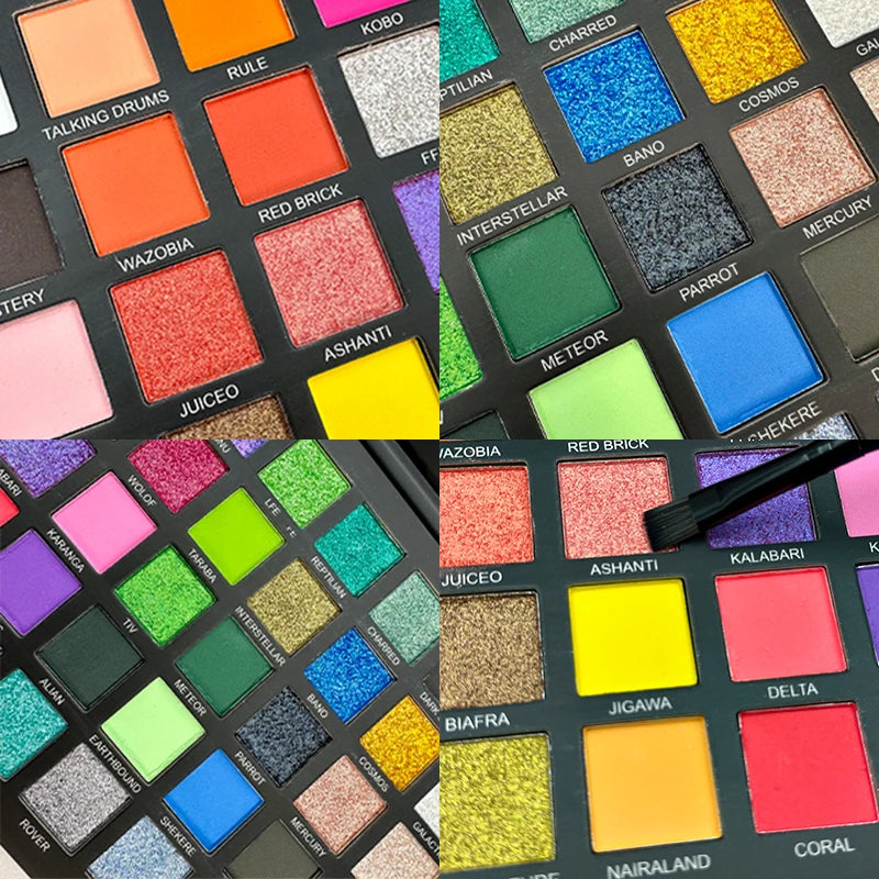 50-Color Professional Eyeshadow Palette for Every Occasion