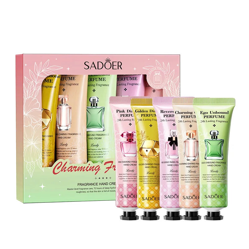 Hydrating Fragrant Hand Cream Set for Soft Smooth Skin