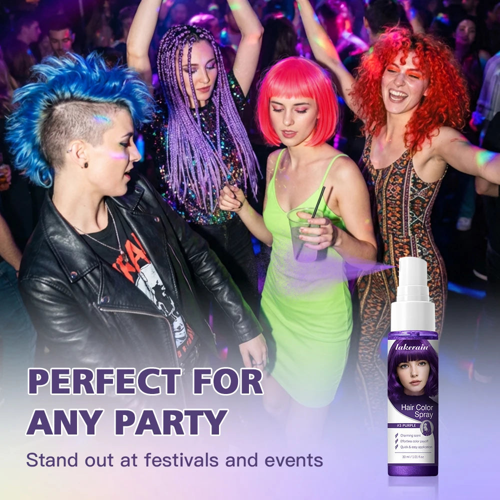 Temporary Washable Hair Color Spray - 12