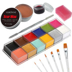 Professional Special Effects Makeup Kit for Halloween and Cosplay