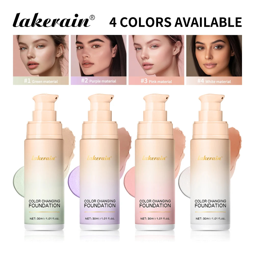 Color-Changing Liquid Foundation for Flawless Skin Tone