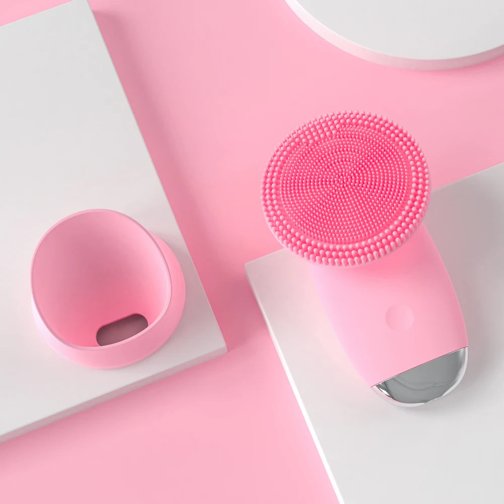 Electric Sonic Facial Cleansing Brush for Radiant Skin - 23