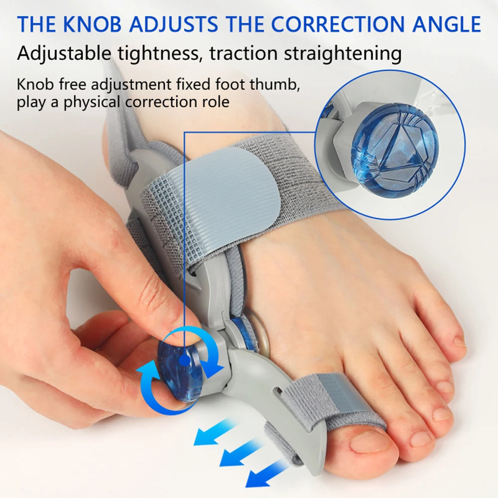 Adjustable Bunion Corrector for Pain Relief and Toe Alignment