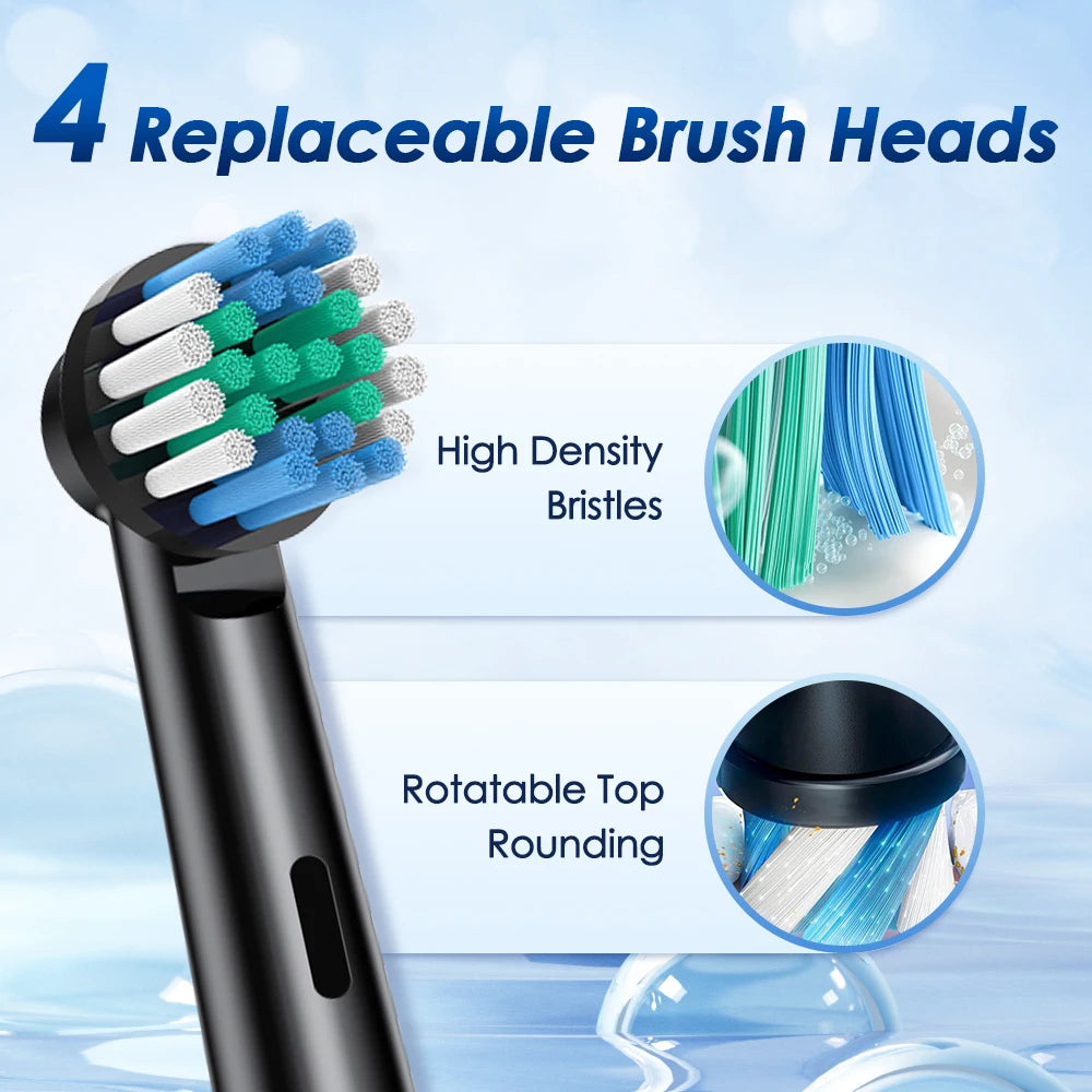 3D Rotating Electric Toothbrush for Deep Cleaning - 5