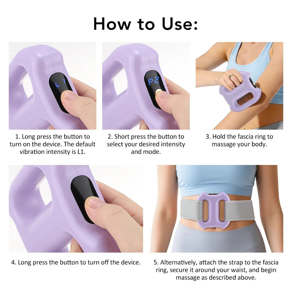 Electric Vibration Fascia Massager for Full Body Relief - 14