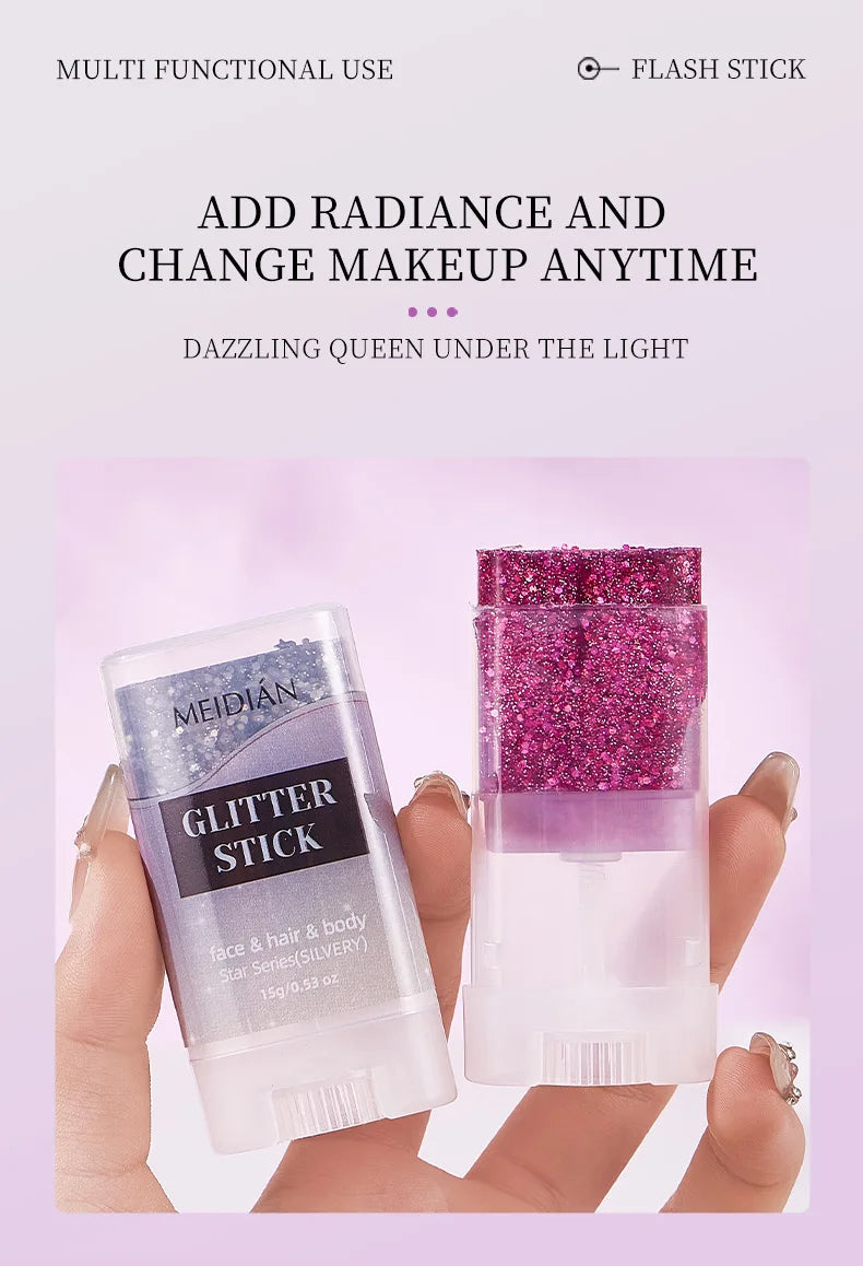 Shimmering Body and Face Glitter Stick