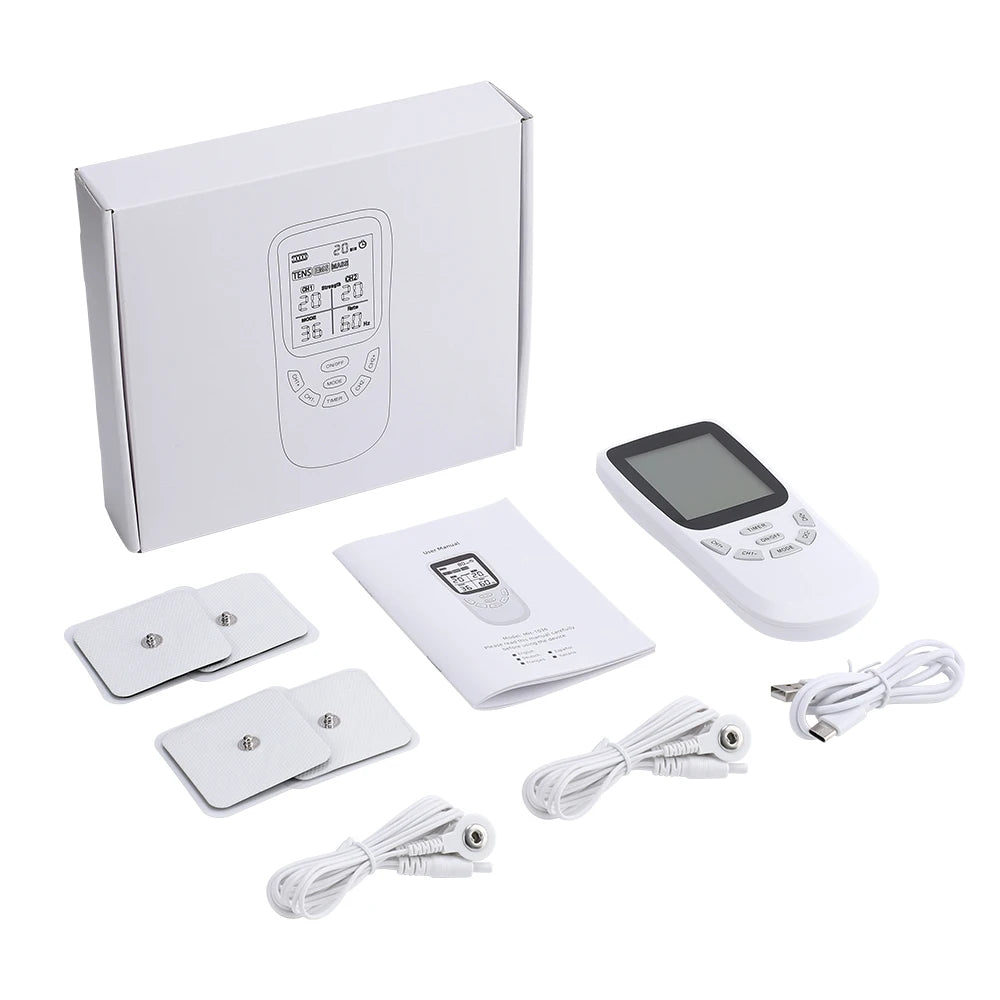 Portable TENS EMS Electric Muscle Stimulator Massager