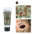 Waterproof Face and Body Glitter Sequin Gel