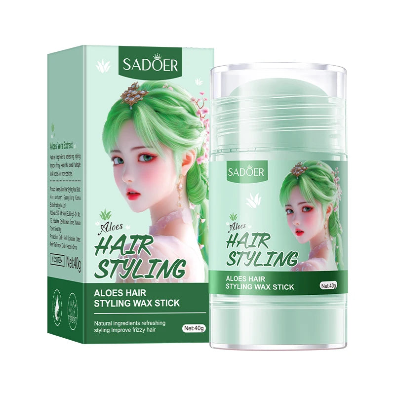 Anti-Frizz Hair Styling Wax Stick for Sleek Hairstyles - 26