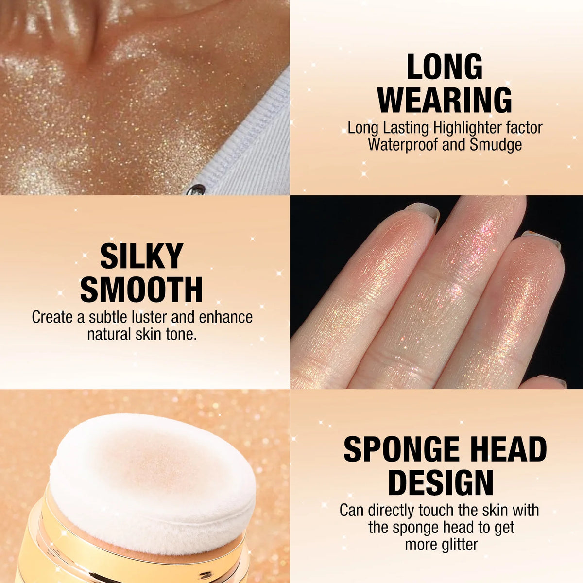 Shimmering Diamond Body Highlighter Powder