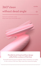 Electric Sonic Facial Cleansing Brush for Radiant Skin