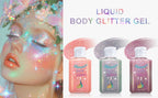 Waterproof Body Shimmer Glitter Gel for Face and Body