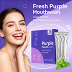 Portable Travel Mouthwash Sachets for Fresh Breath