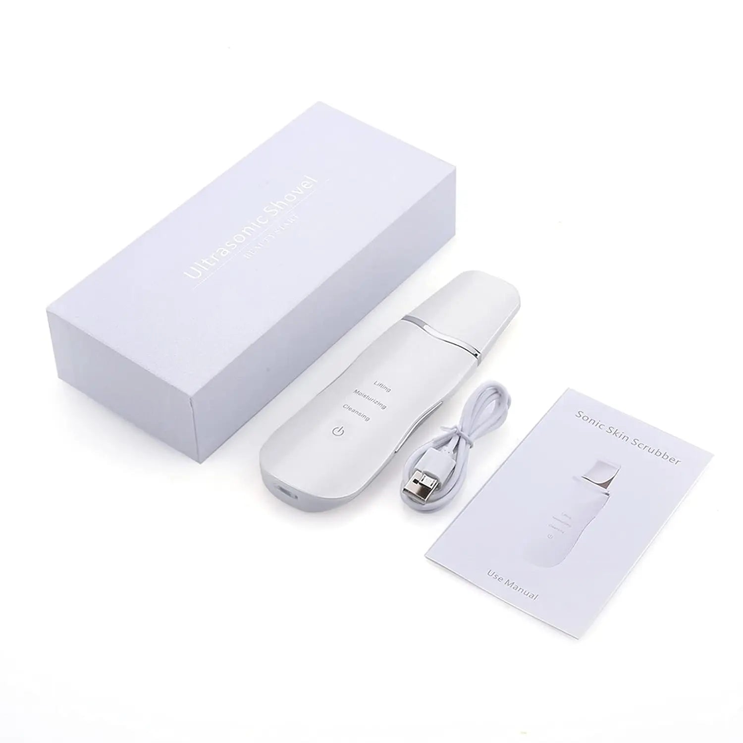 3-in-1 Ultrasonic Facial Skin Scrubber and Pore Cleaner - 12