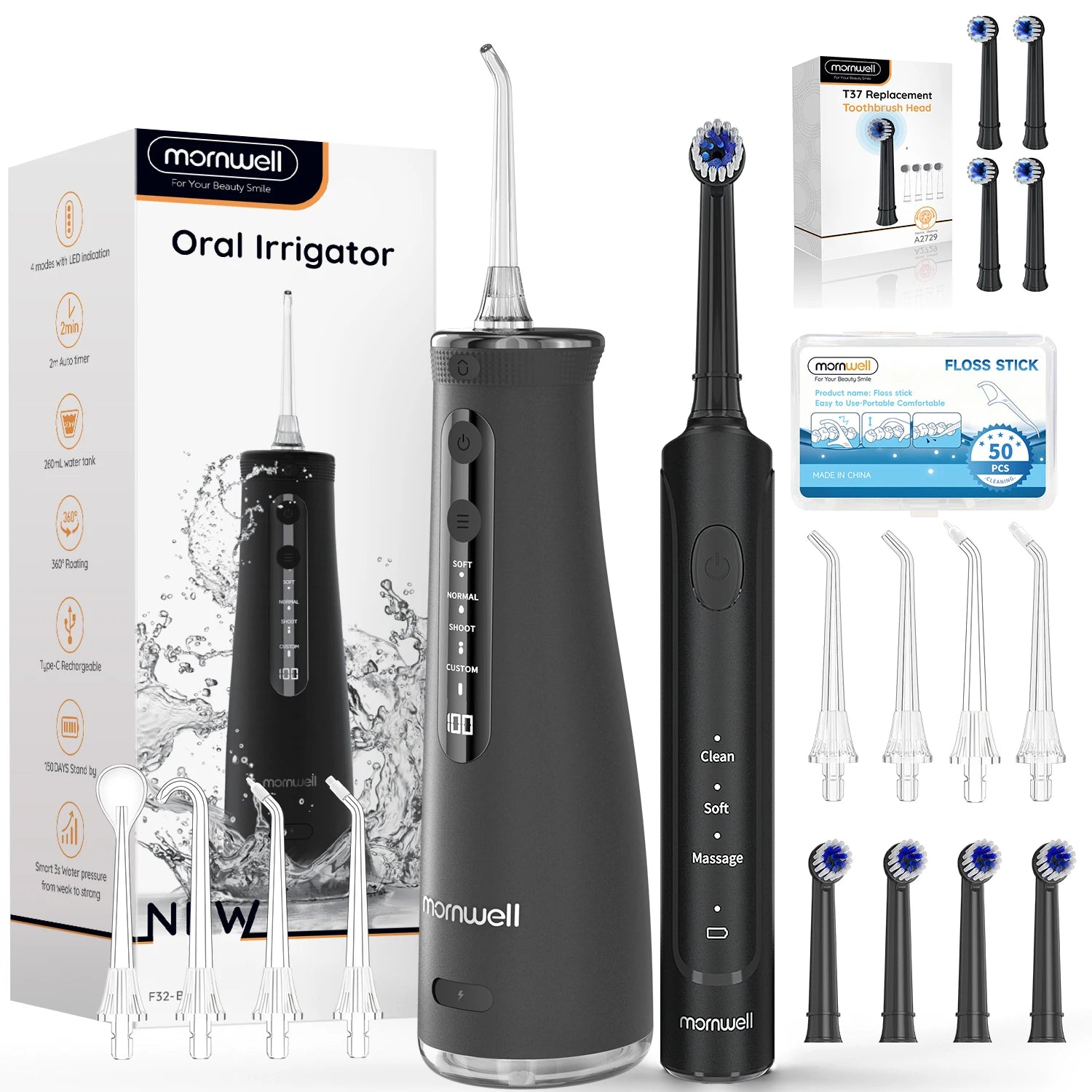 Electric Toothbrush and Water Flosser Combo - 21