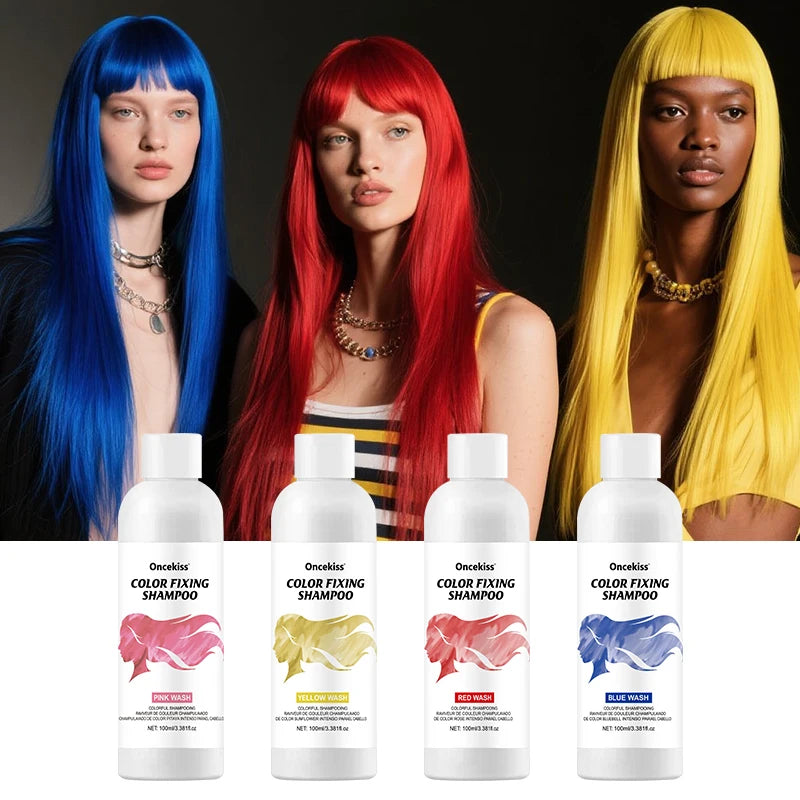 Semi-Permanent Color Depositing Hair Dye Shampoo - 7