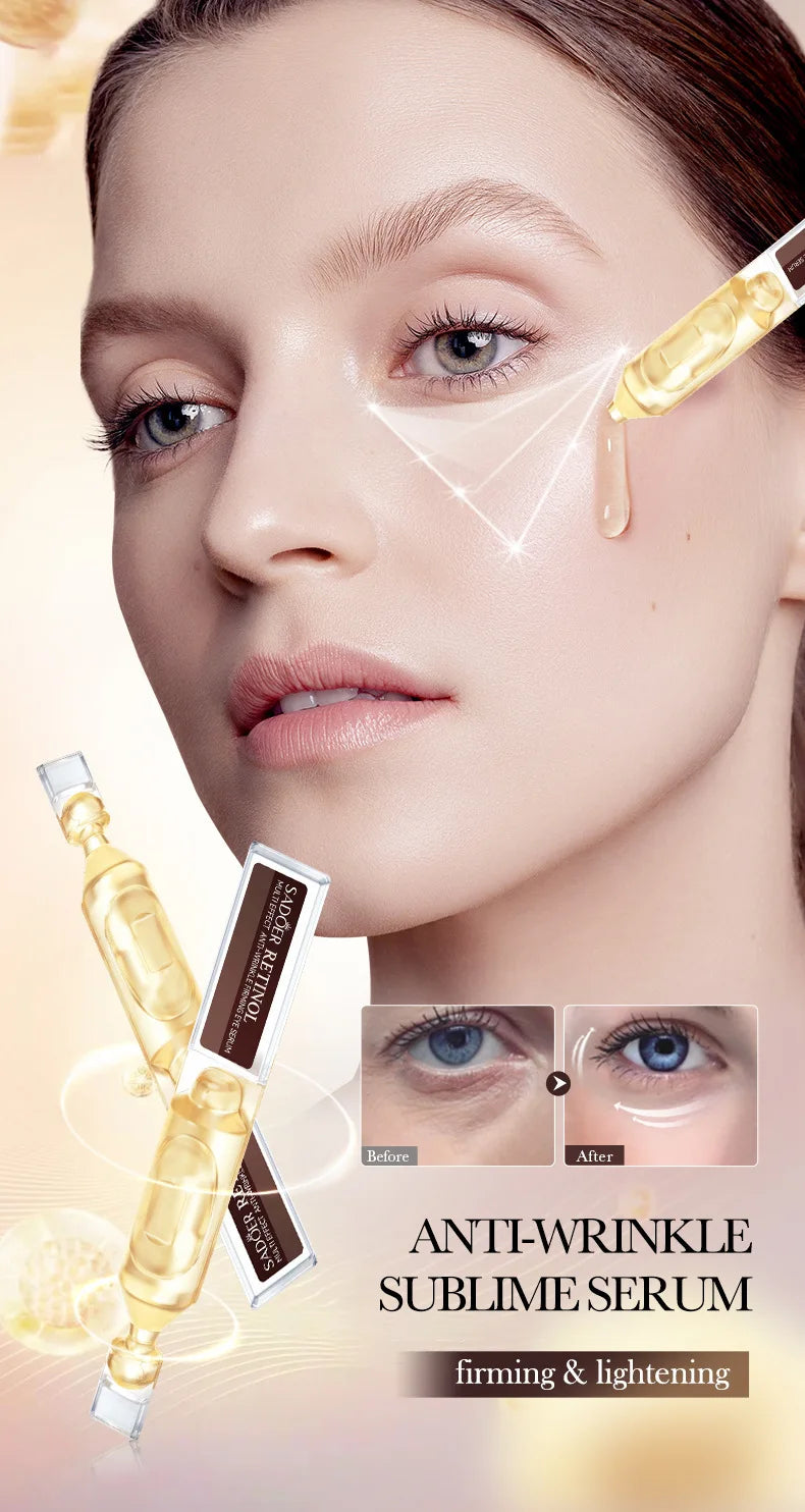Retinol Anti-Wrinkle Firming Eye Serum for Dark Circles and Puffiness