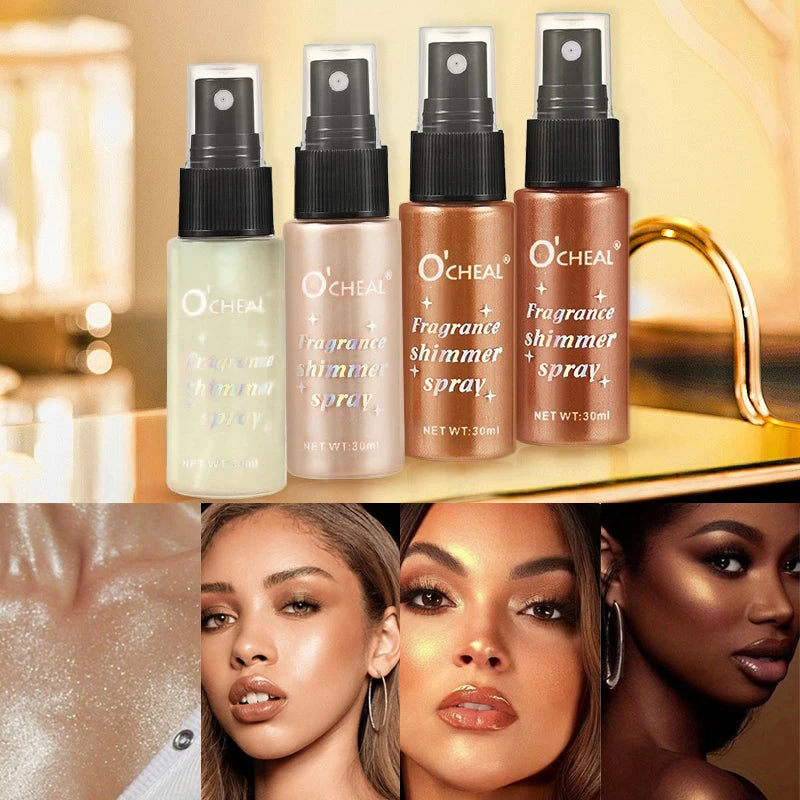 Waterproof Shimmer Body and Face Highlighter Spray