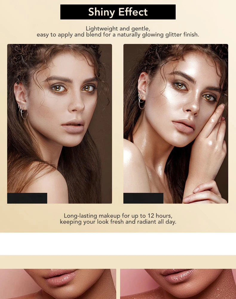 Waterproof Shimmer Body and Face Highlighter Spray