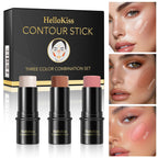 3-Piece Cream Contouring and Highlighting Makeup Stick Set
