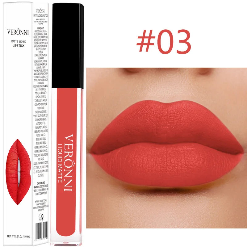Waterproof Matte Liquid Lipstick Long-Lasting Lip Gloss - 26