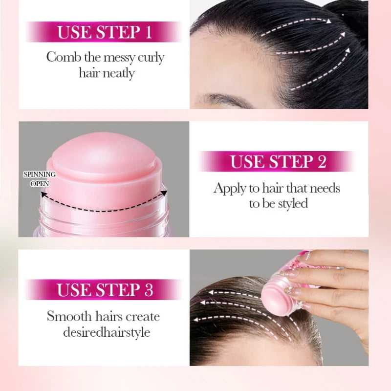Cherry Blossom Anti-Frizz Hair Styling Wax Stick
