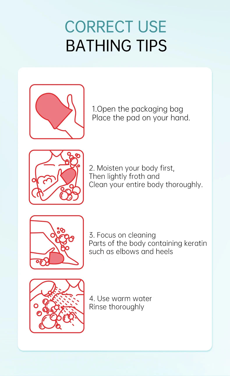 Exfoliating Oil-Control Body Scrub Glove