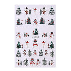 Festive Christmas Holiday Nail Art Decals