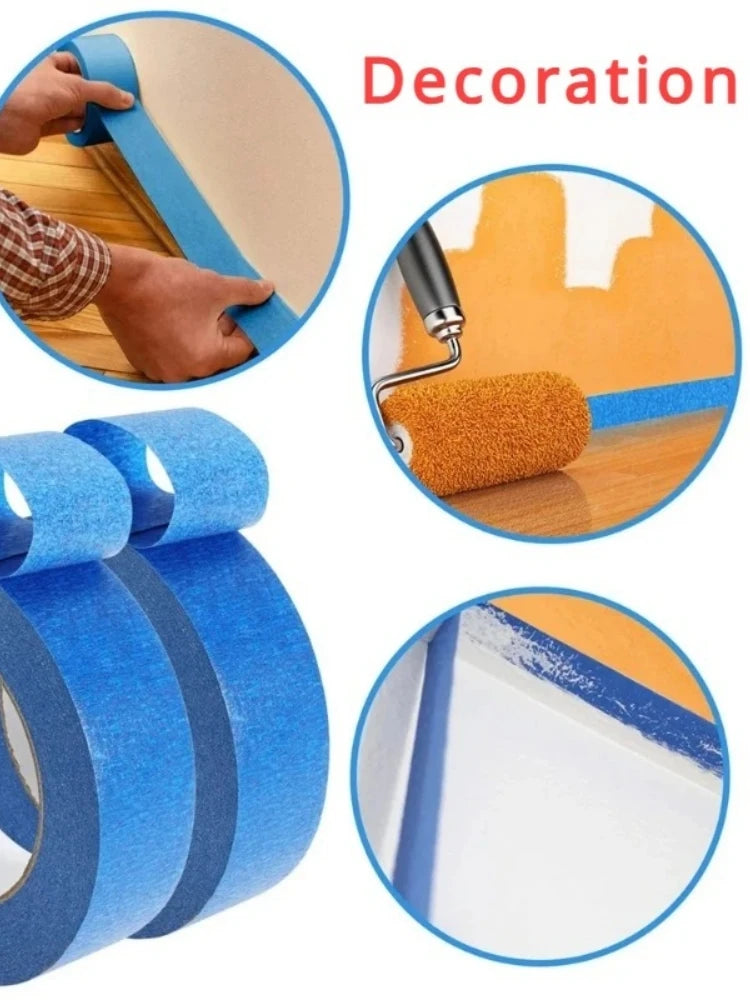 Professional Blue Painters Masking Tape for Clean Paint Lines