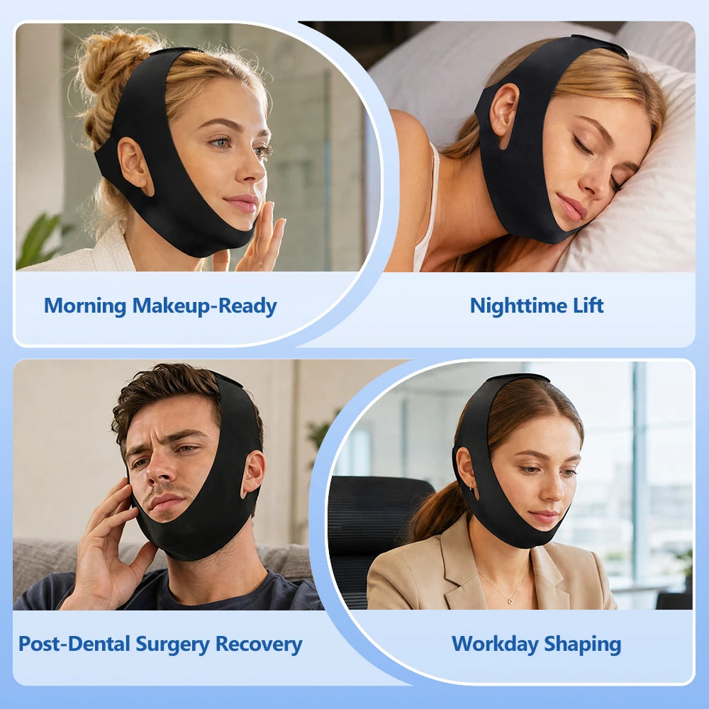 Hot and Cold V-Line Facial Lifting and Recovery Bandage