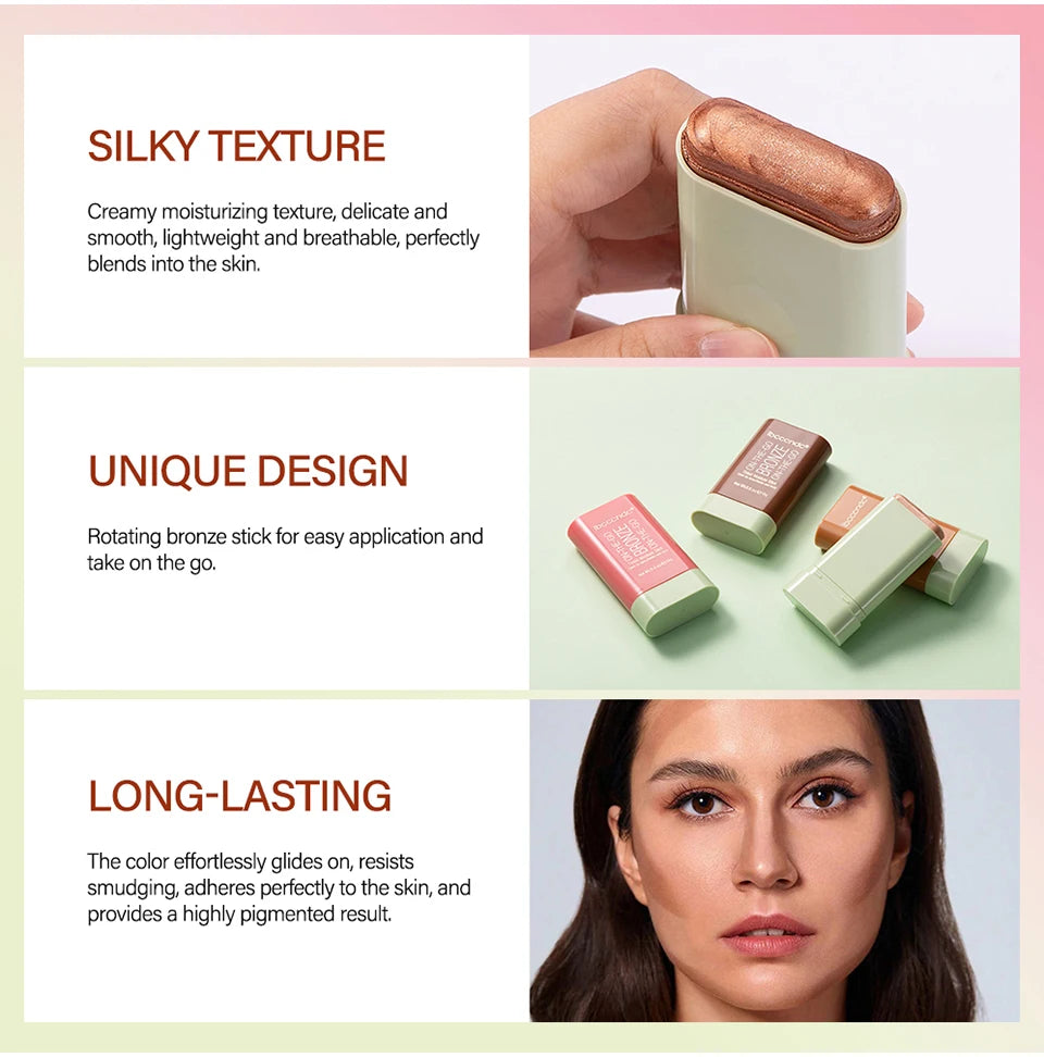 Multi-Purpose Face Sculpting and Bronzing Stick