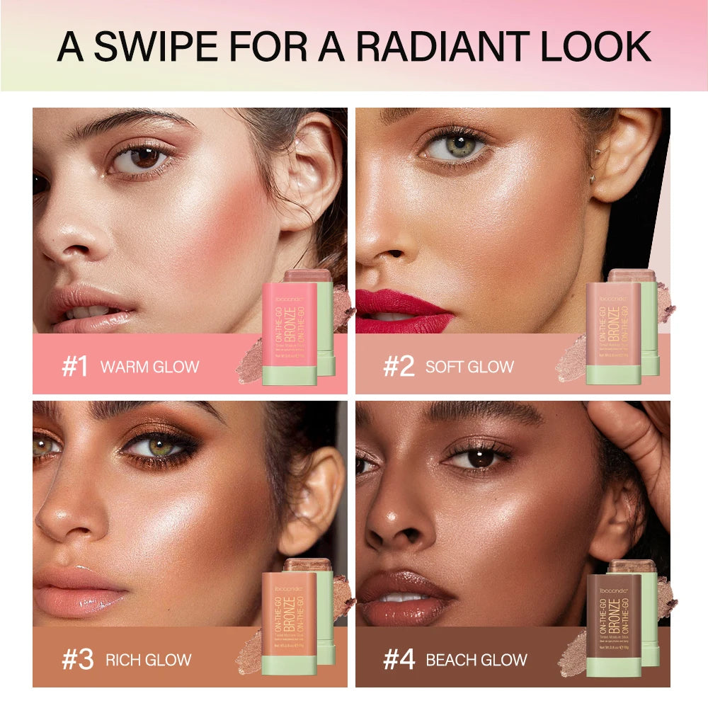 Multi-Purpose Face Sculpting and Bronzing Stick