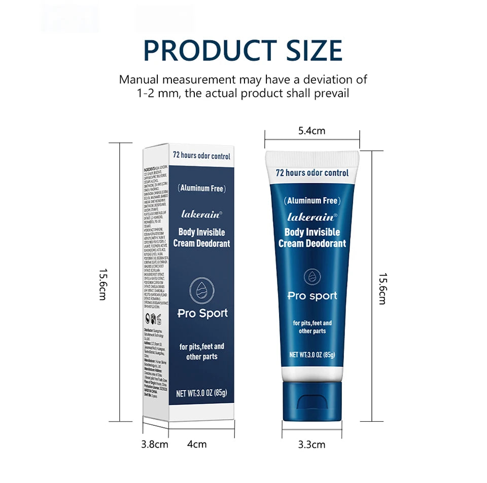 All-Day Invisible Body Deodorant Cream
