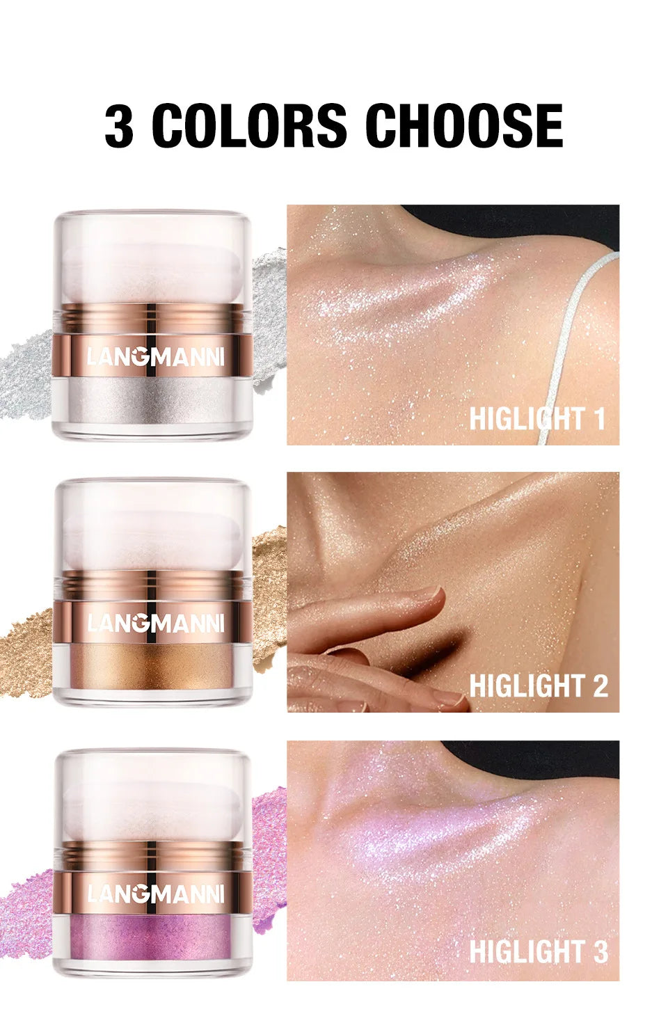 Shimmering Diamond Body Highlighter Powder