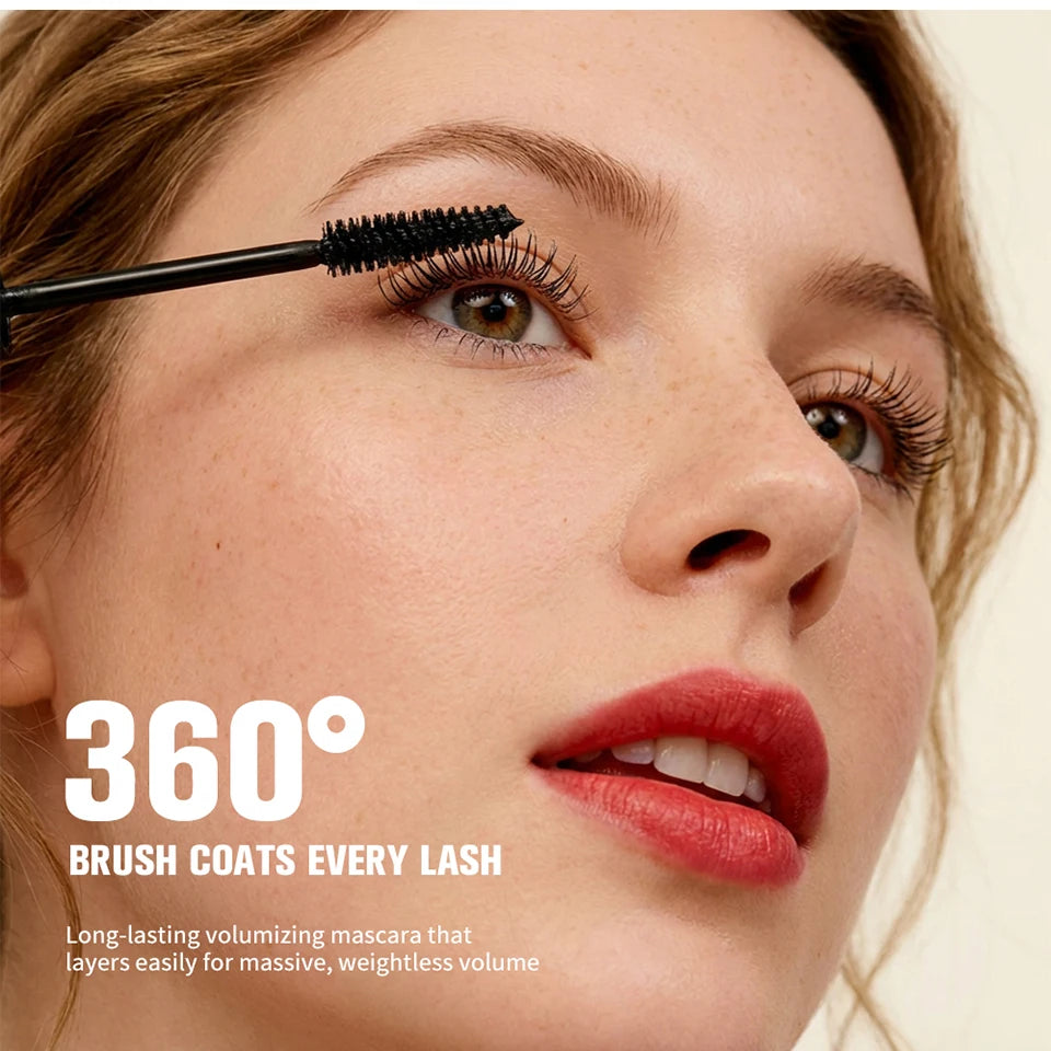 Waterproof Volumizing Mascara for Long-Lasting Lashes