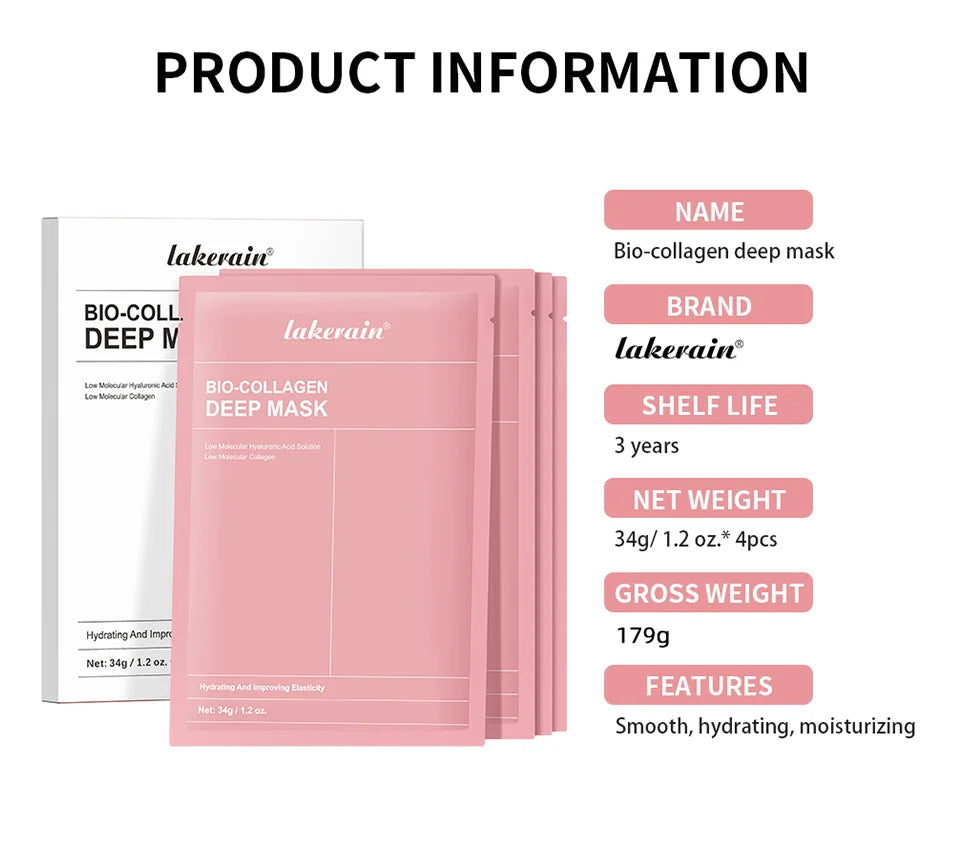 Bio-Collagen Deep Hydrating Face Mask for Pore Minimizing