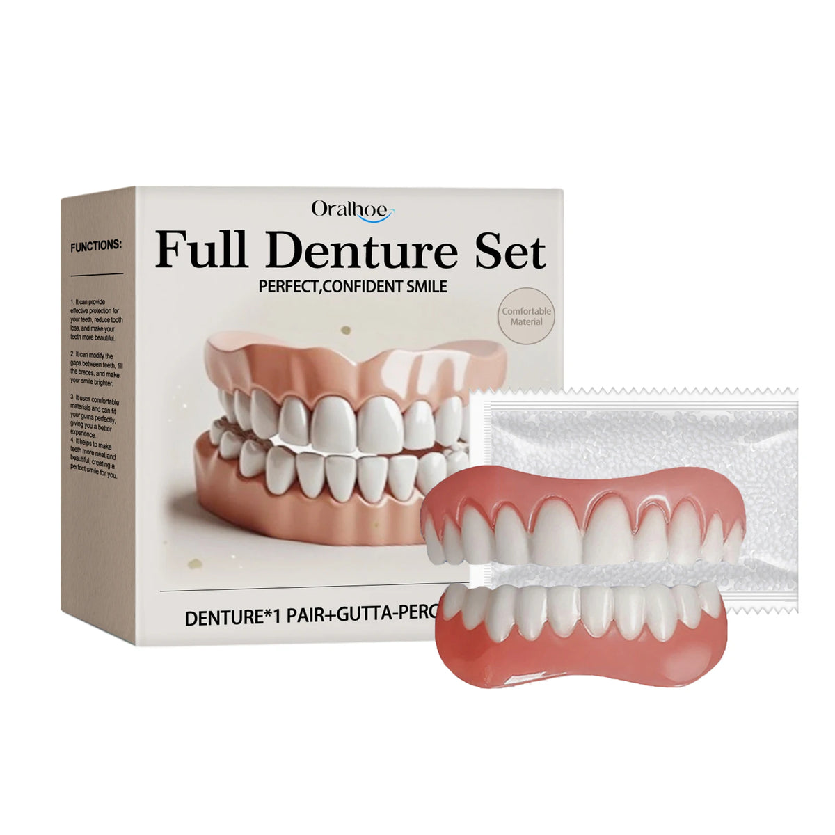 Temporary Cosmetic Denture and Smile Restoration Kit