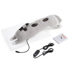 USB Heated Cat Plush Pillow for Hand Warming and Relaxation