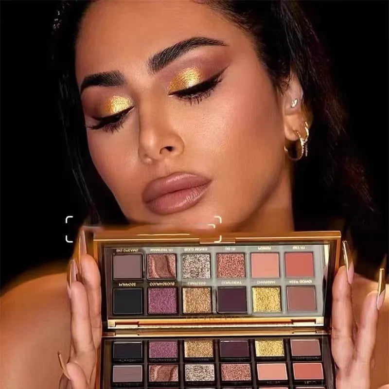 18-Color Professional Eyeshadow Palette for All Occasions