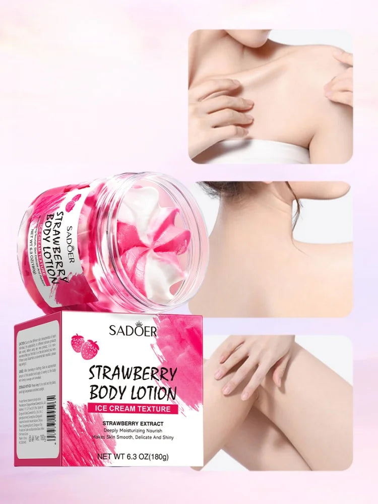 Strawberry Ice Cream Body Lotion for Silky Soft Skin