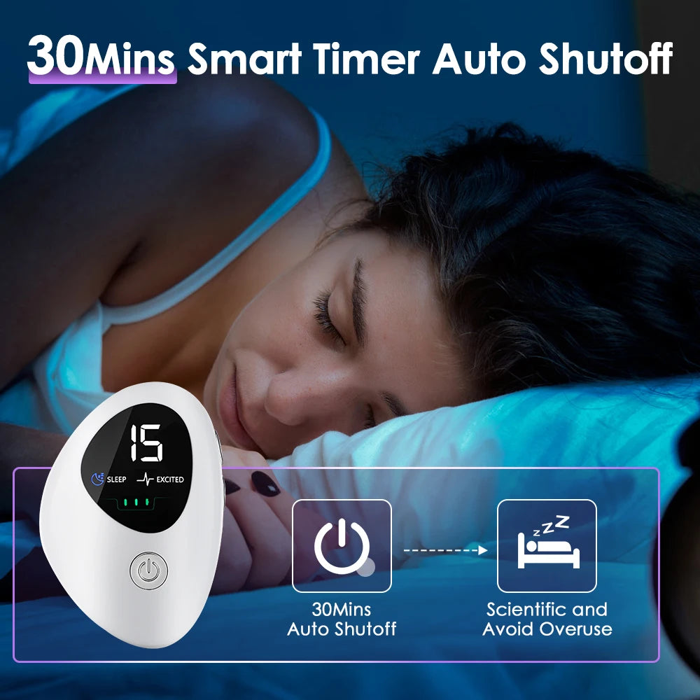 Microcurrent Handheld Sleep Aid and Stress Relief Device