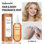 Long-Lasting Vanilla and Rose Hair and Body Fragrance Mist