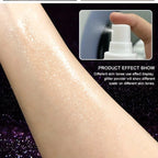 Shimmering Body and Hair Glitter Highlighter Spray