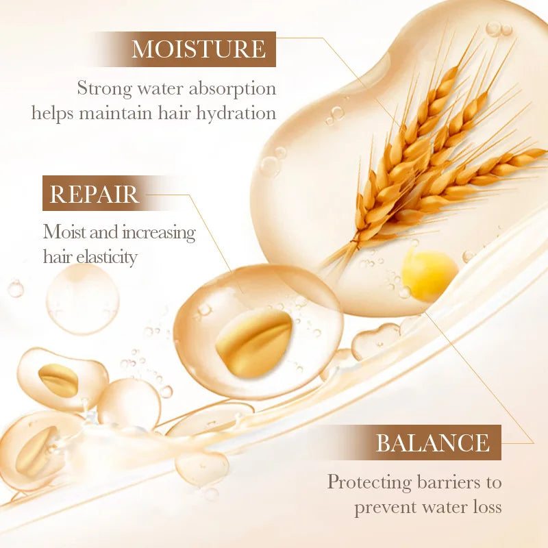 Rice Extract Deep Repair Hair Mask Treatment